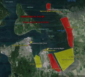 Heron & Habitat Map for Aircraft-